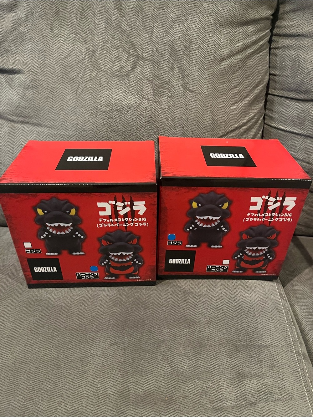 NEW Round1 x Godzilla Collab Deformed Figures COMPLETE SET OF TWO - US Seller